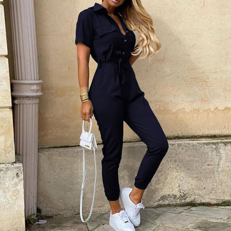 Jumpsuit Damen | Streifen & Figurbetont