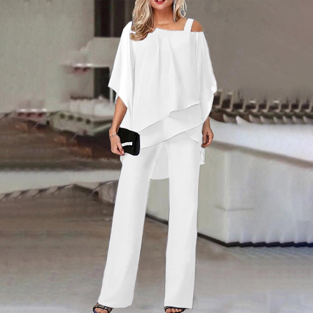 Jumpsuit | Eleganter Zweiteiler mit Cold Shoulder