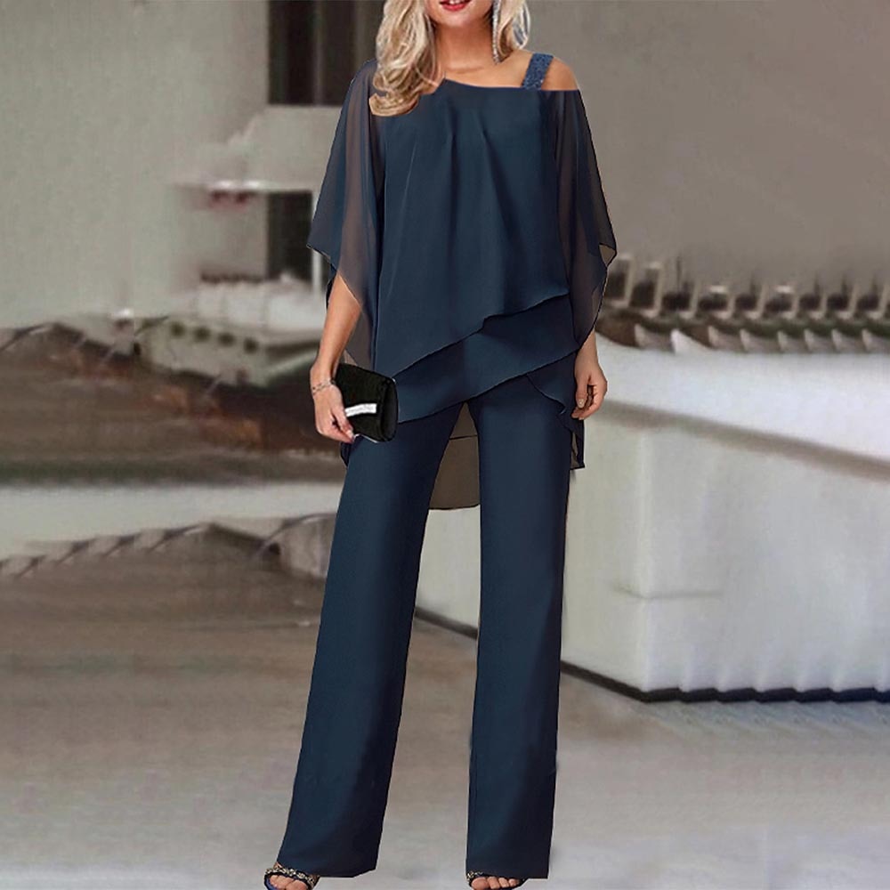 Jumpsuit | Eleganter Zweiteiler mit Cold Shoulder
