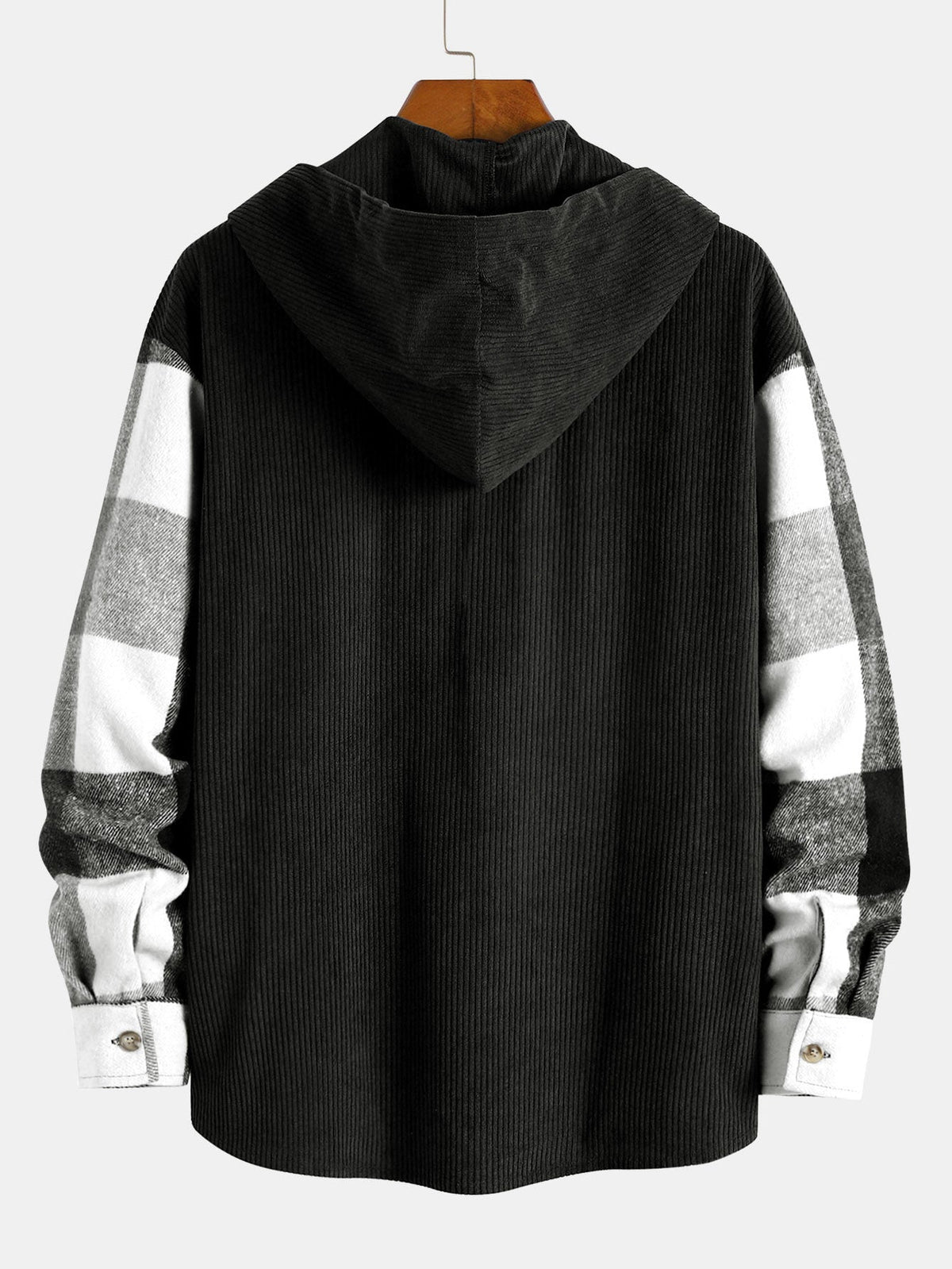 Kapuzen-Set Herren | Patchwork & Flanell-Karo