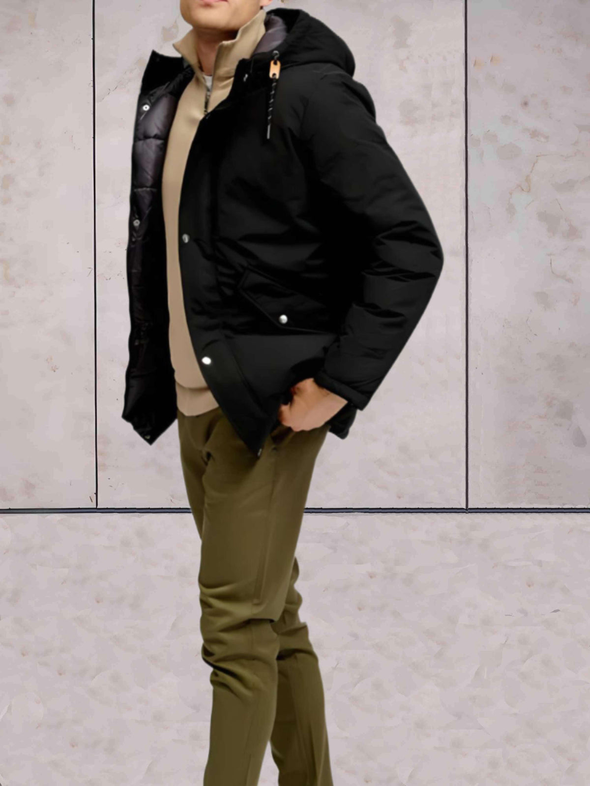 Kapuzenjacke Herren | Warm & Winddicht 1