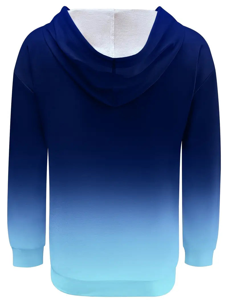 Kapuzenpullover Damen | Farbverlauf & Kordelzug 4