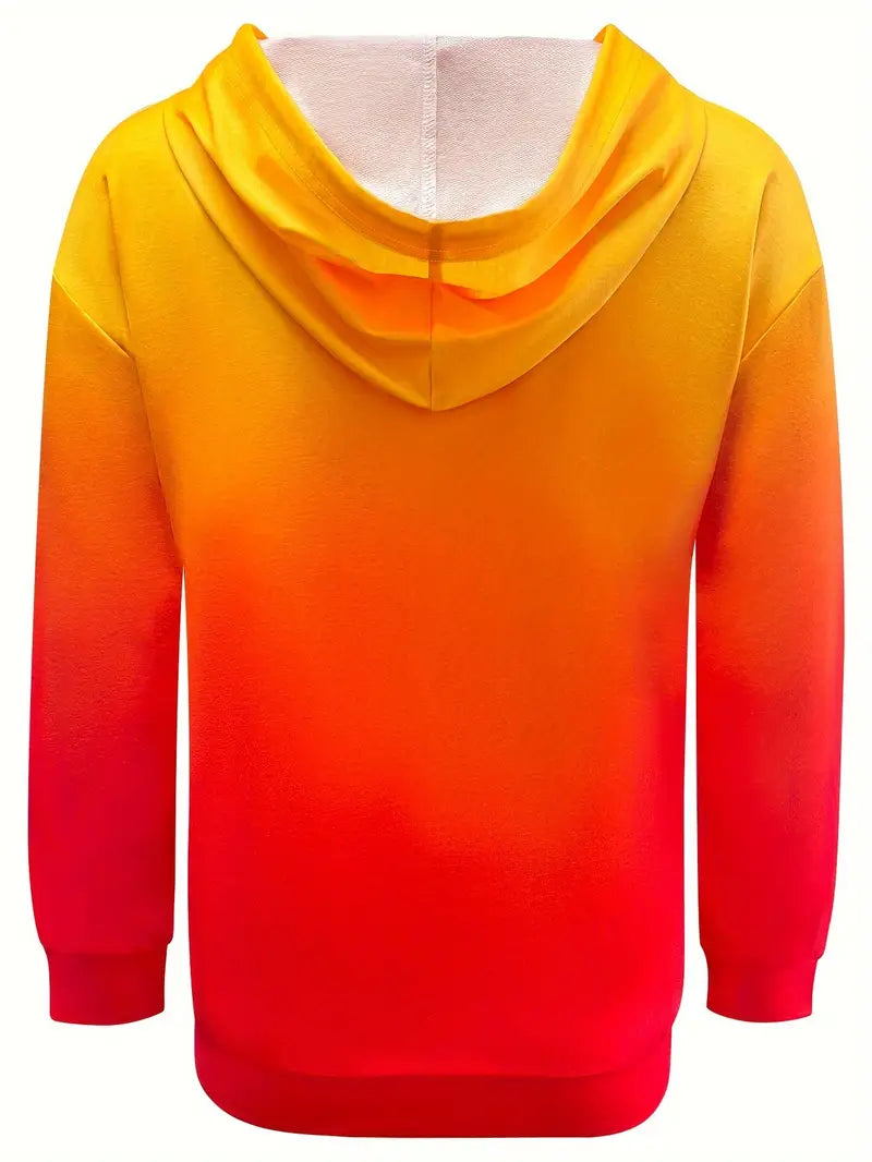 Kapuzenpullover Damen | Farbverlauf & Kordelzug 5