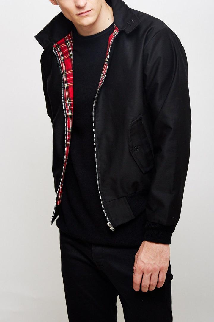 Klassische Harrington-Jacke Für Herren | Stehkragen 3