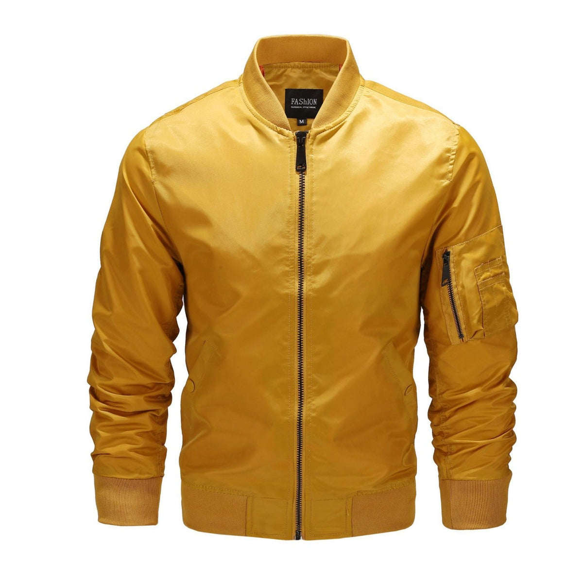 Klassische Zip-Up Bomberjacke für Männer 1