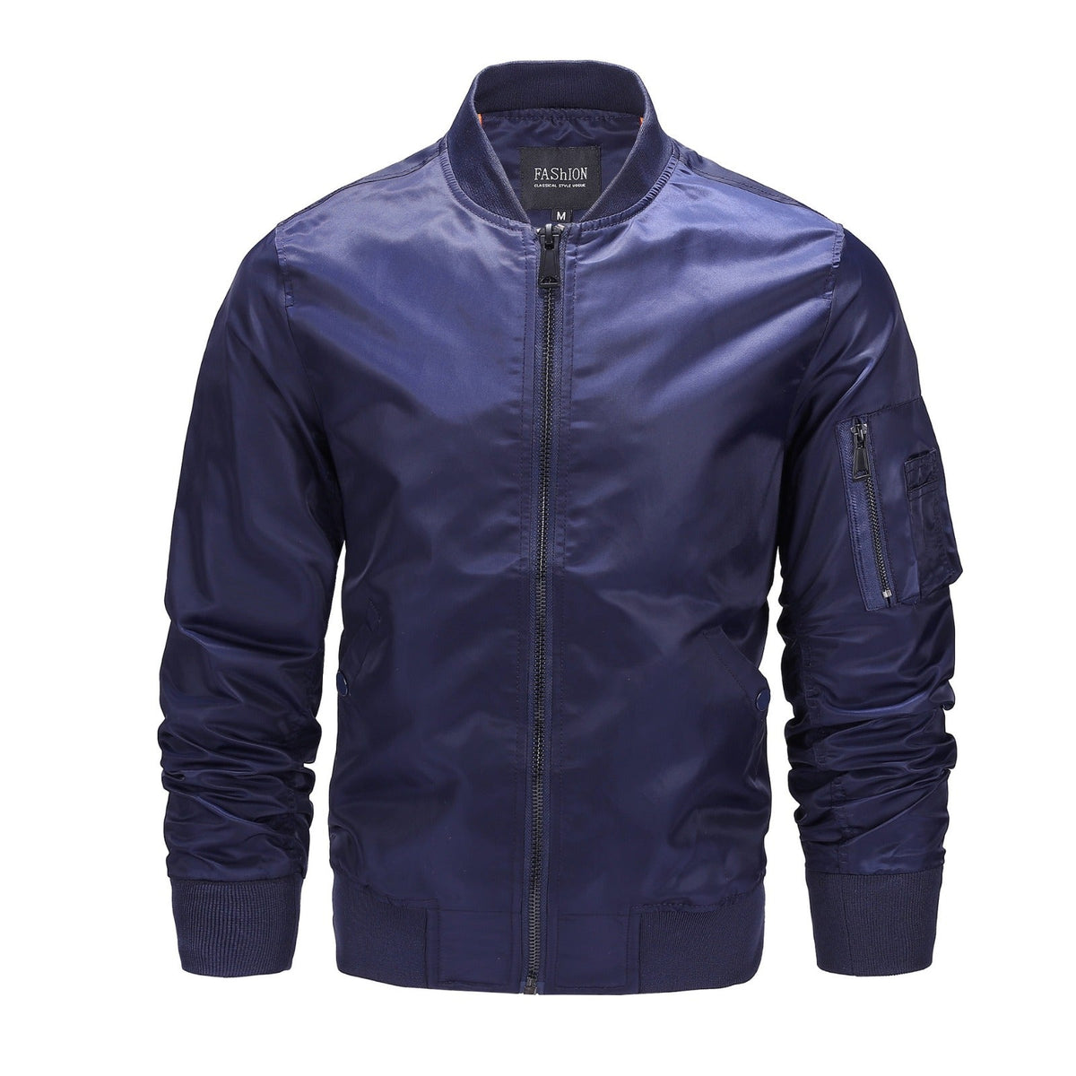 Klassische Zip-Up Bomberjacke für Männer 4