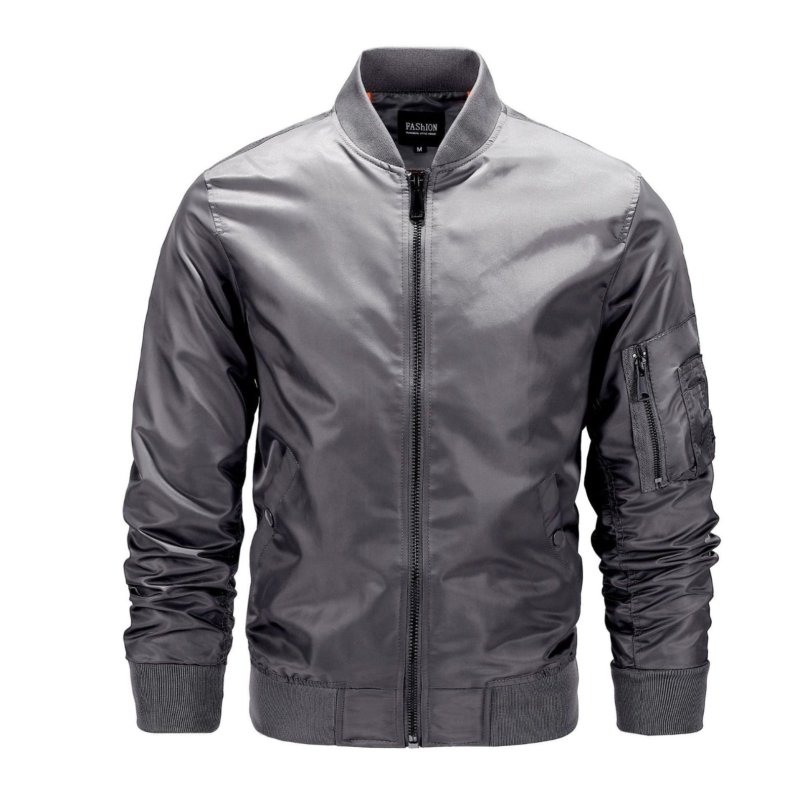 Klassische Zip-Up Bomberjacke für Männer 5