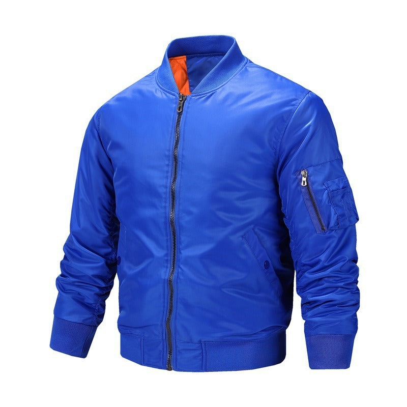 Klassische Zip-Up Bomberjacke für Männer 8