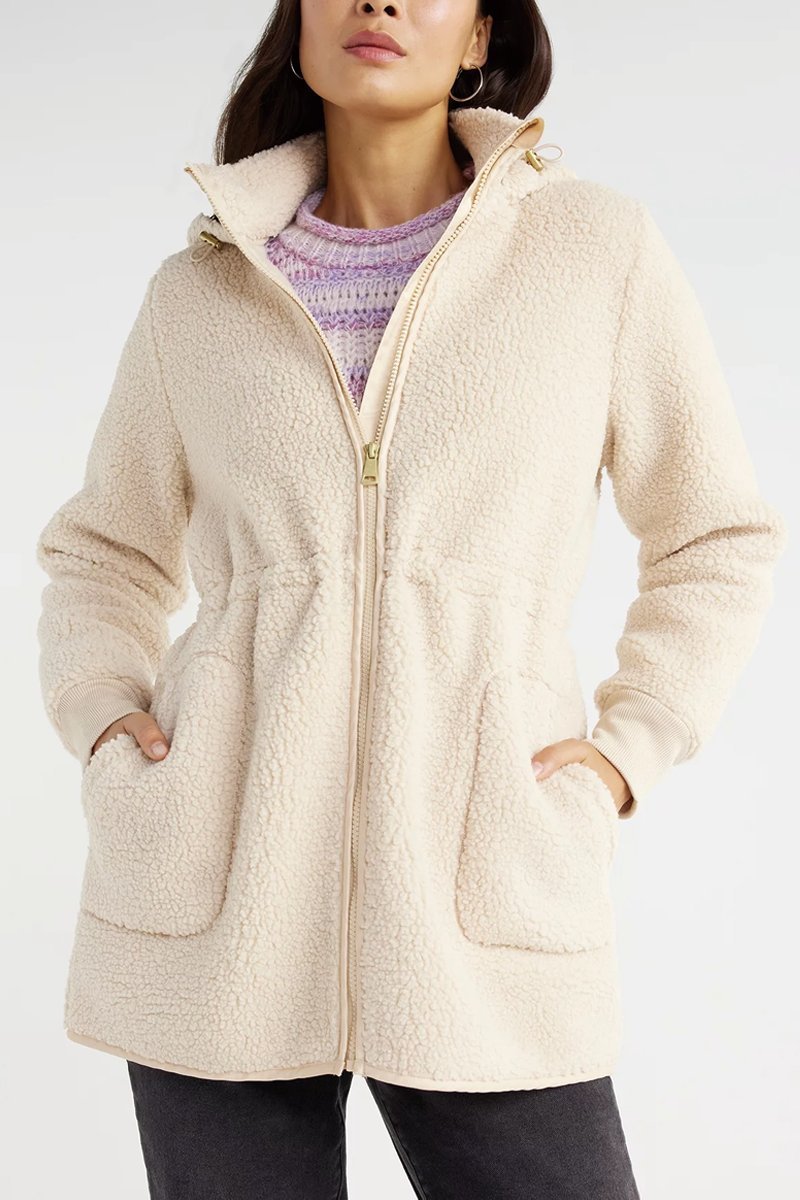 Komfortabele Plüsch-Jacke