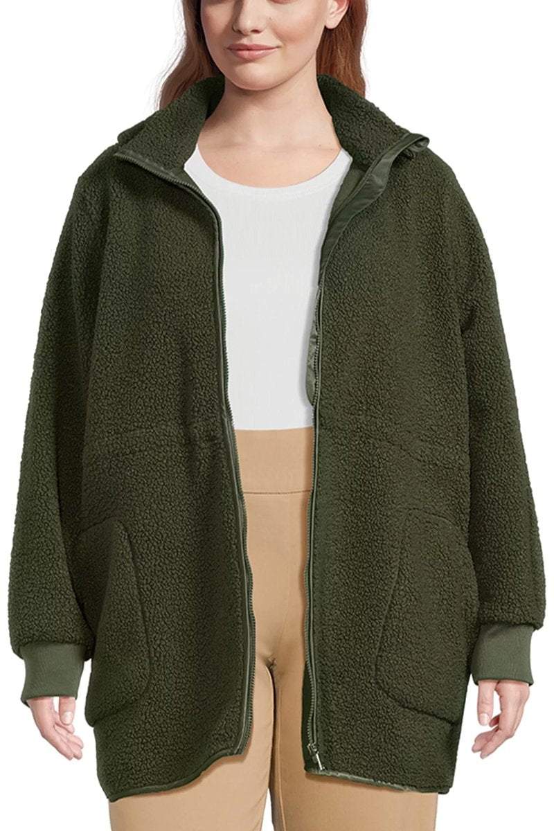Komfortabele Plüsch-Jacke