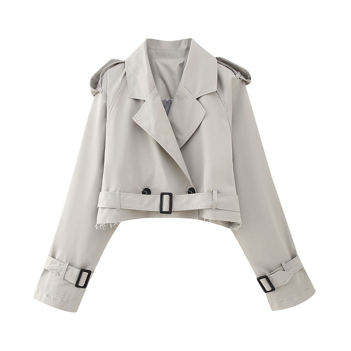 Kurzer Trenchcoat Damen | Cropped & Wandelbar