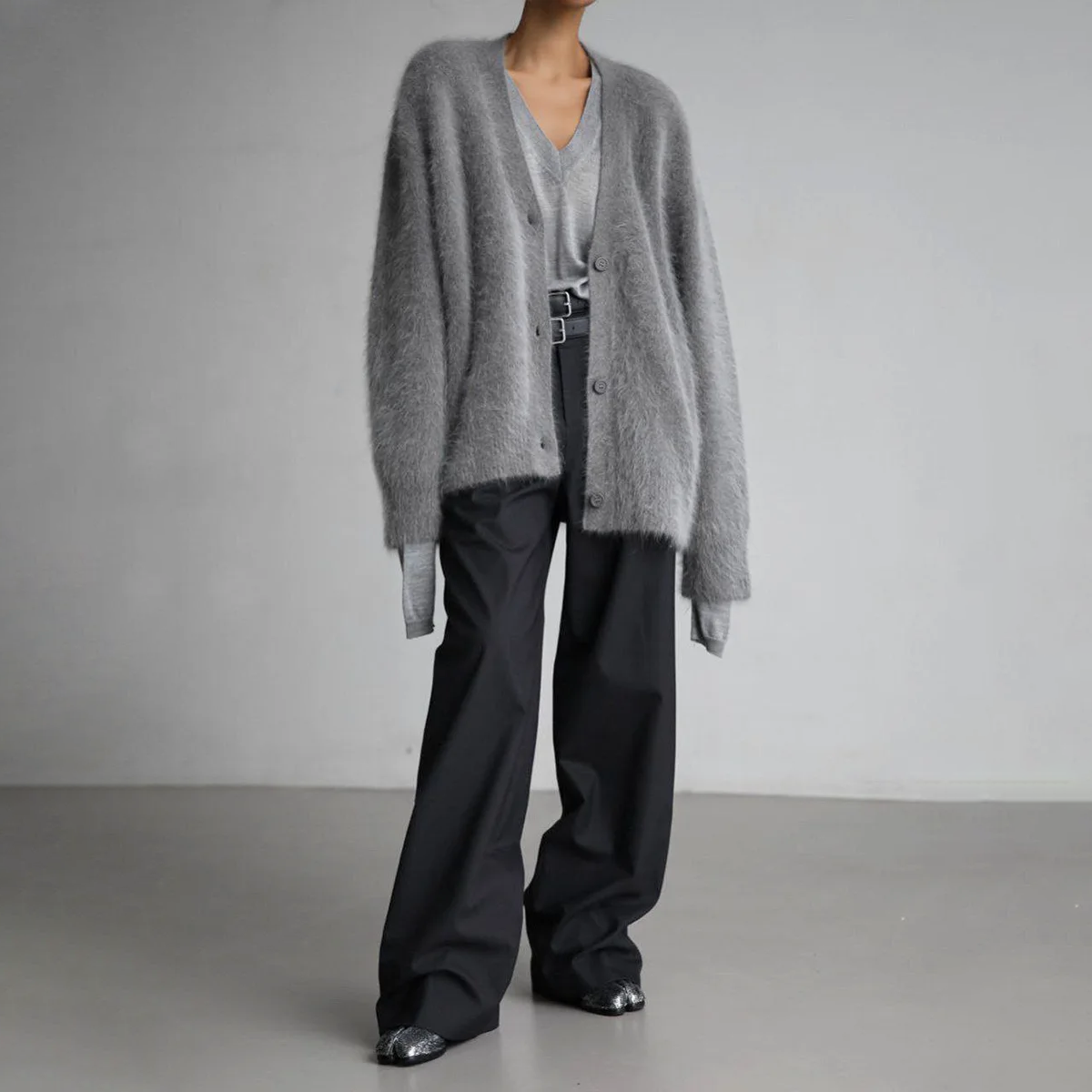 Kuschelige Kaschmir Strickjacke Damen 3