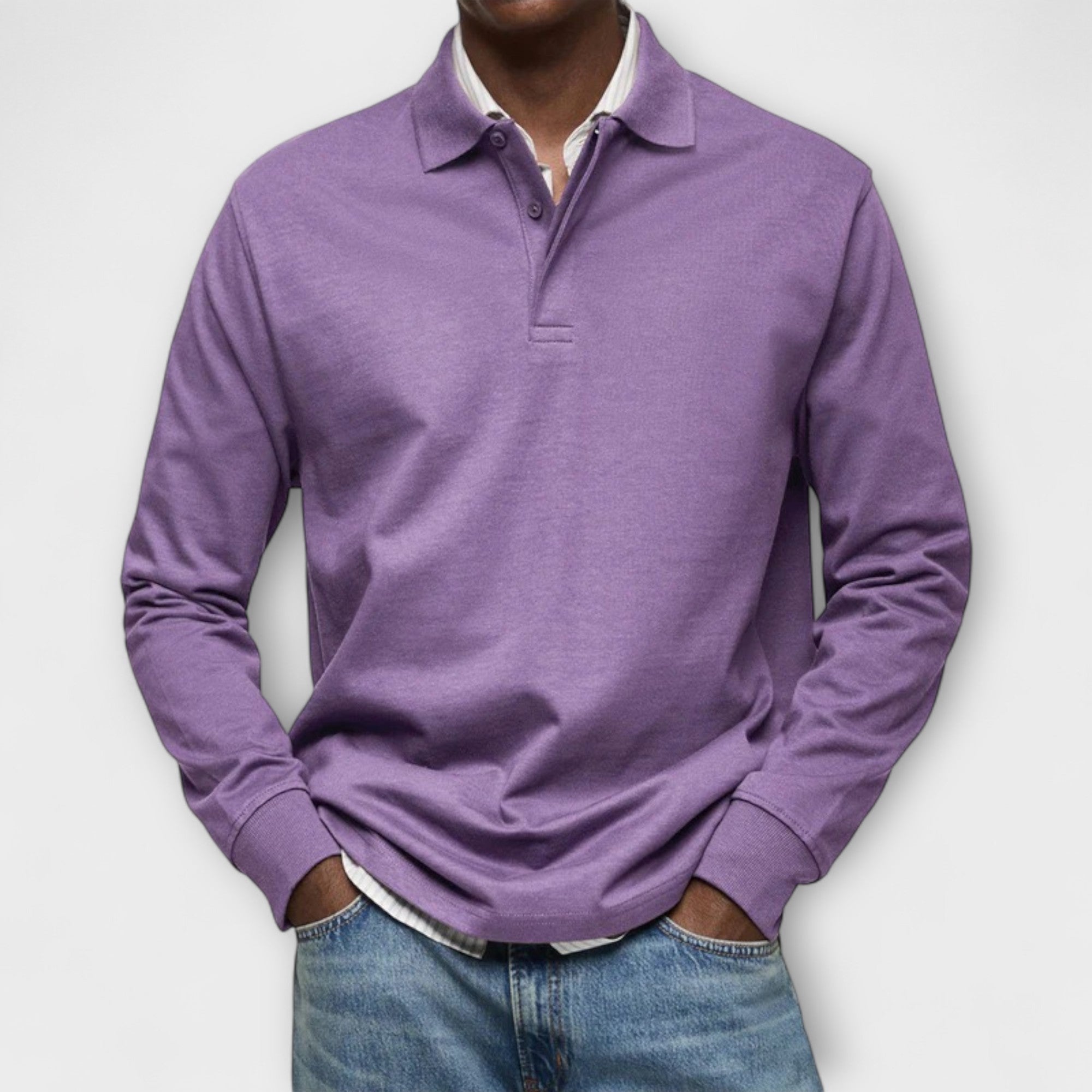 Langarm Polo Herren | Klassischer Kragen & gepflegter Look