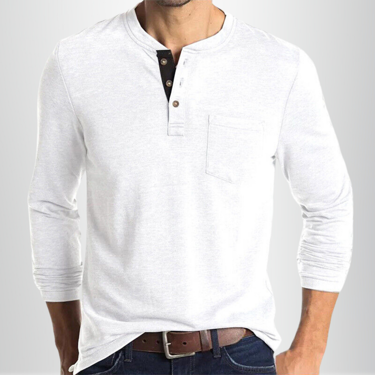 Langarm Shirt Herren | Lässig & Bequem