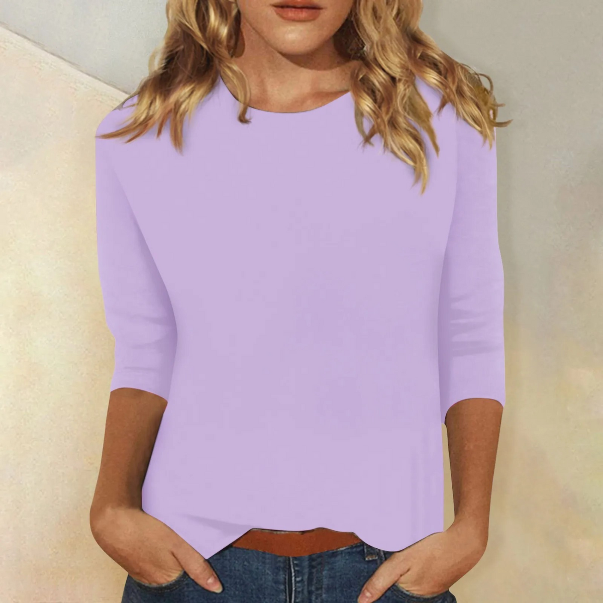 Langarm Top Damen | Rundhals & Vielseitig im Alltag