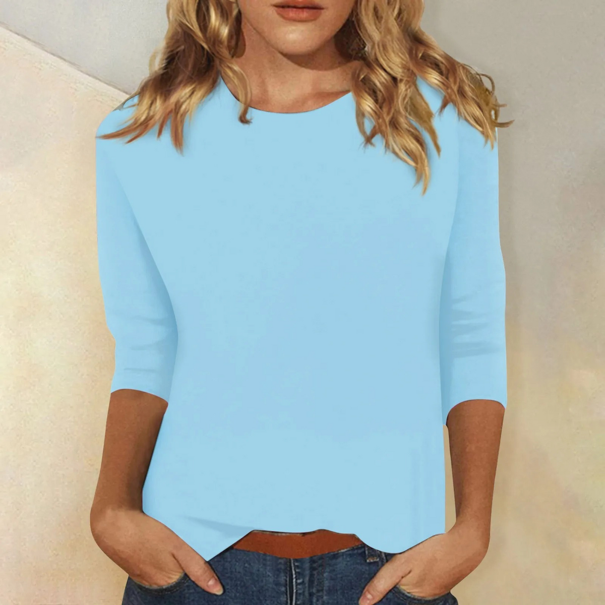 Langarm Top Damen | Rundhals & Vielseitig im Alltag