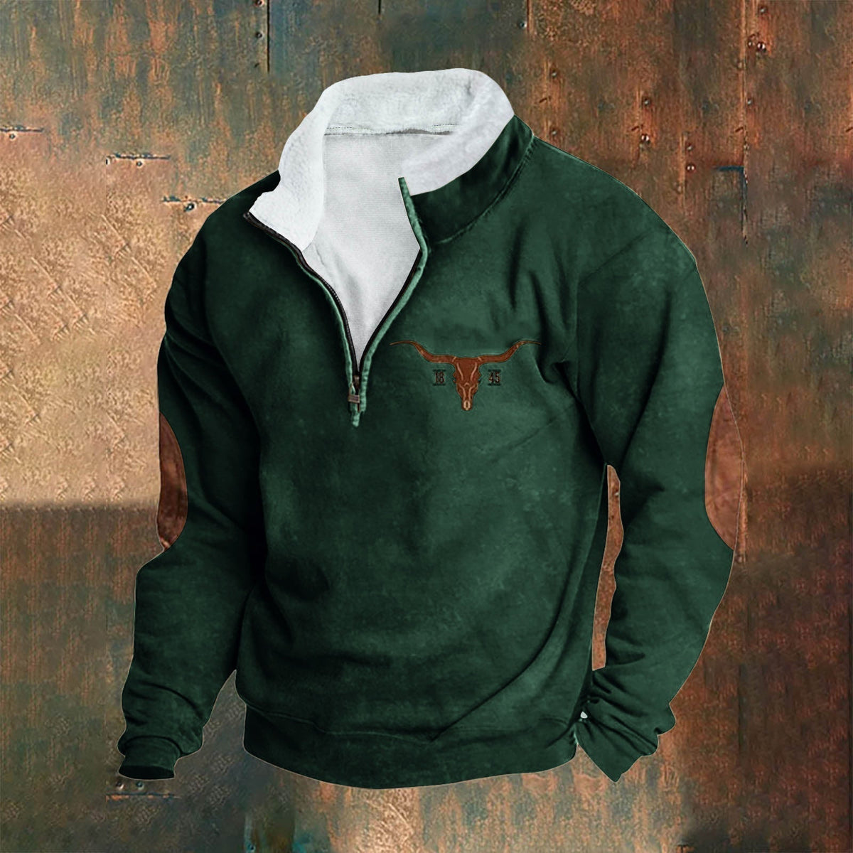Langarmpullover Herren | Mit Reißverschluss 2