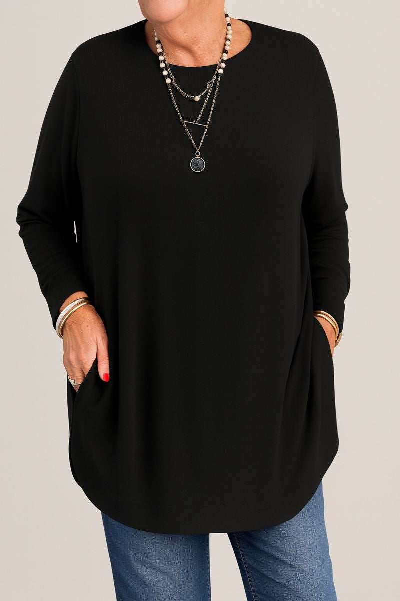 Langarmshirt Damen | Figurfreundlich & Alltagstauglich