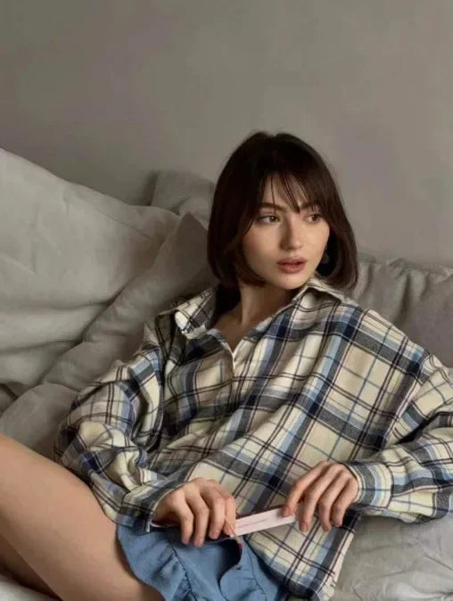 Langarmshirt für Damen | Oversize-Fit & Praktische Brusttaschen