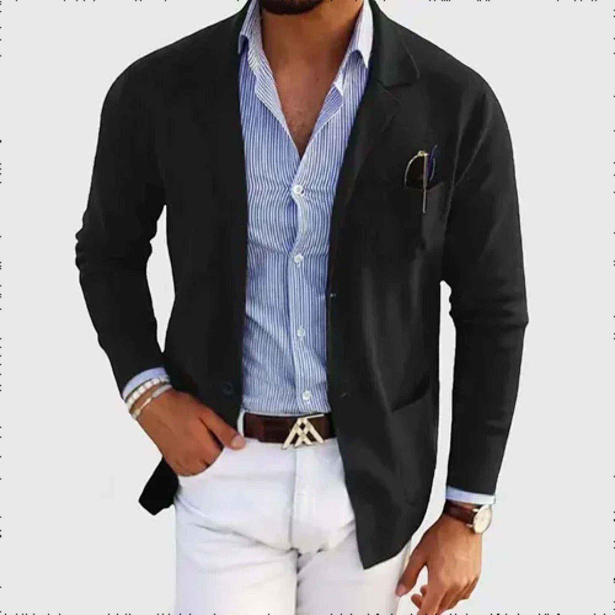 Lässiger Blazer Für Herren | Mit Taschen 5