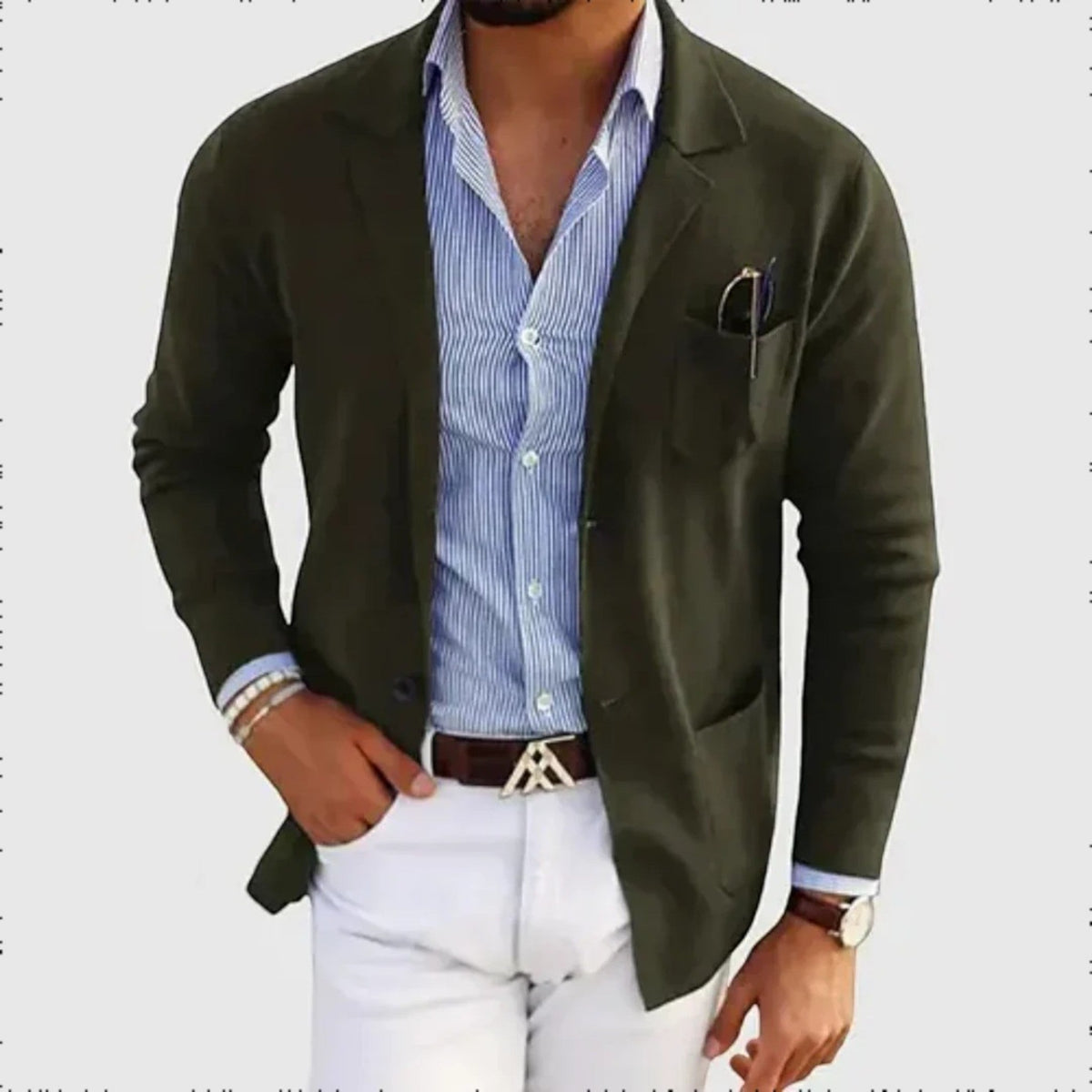 Lässiger Blazer Für Herren | Mit Taschen 6