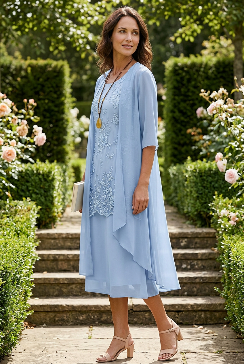 Laxira™ Spitzenjackenkleid-Set 1