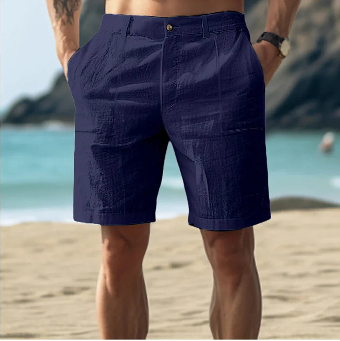 Leichte Shorts für Herren | Atmungsaktiv und bequem mit Kordelzugbund
