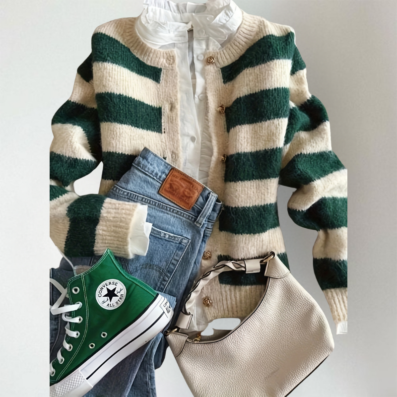 Lena | Stilvolle Strickjacke 0