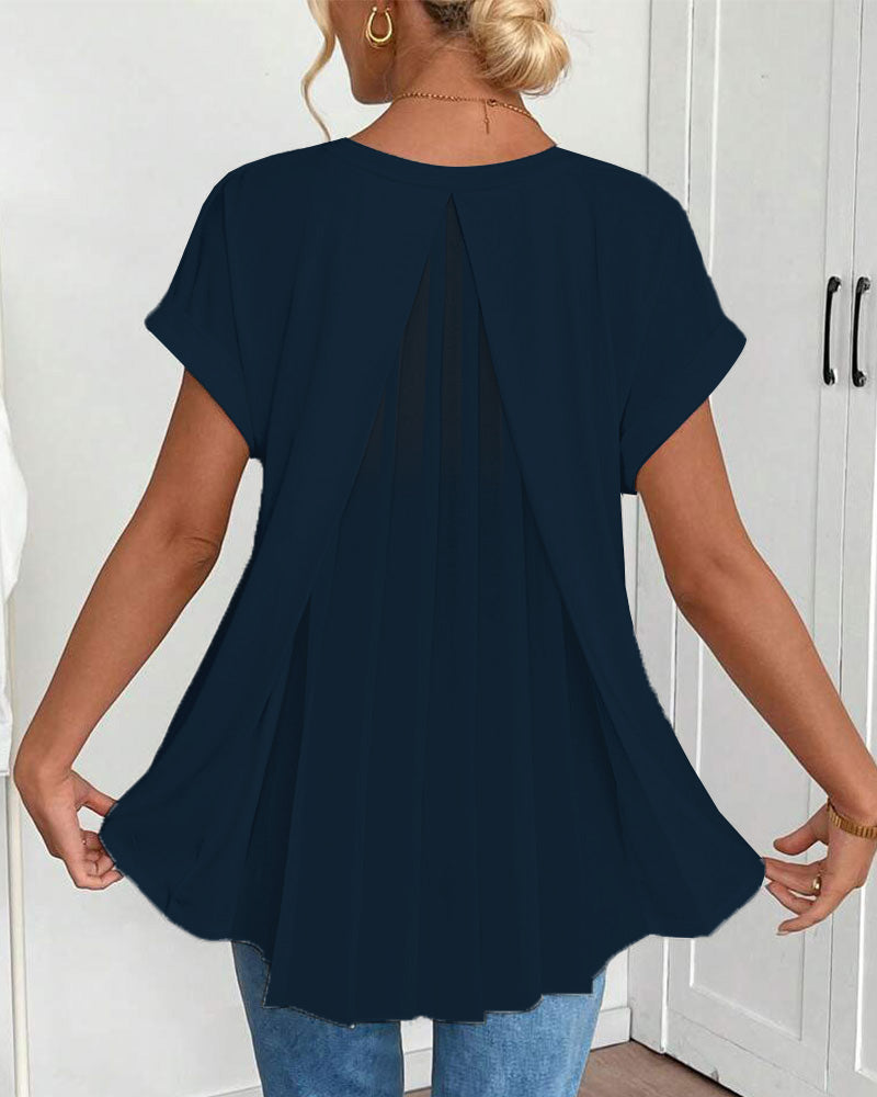 Liyanna – Patchwork T-Hemd Mit Kurzen Ärmeln 6