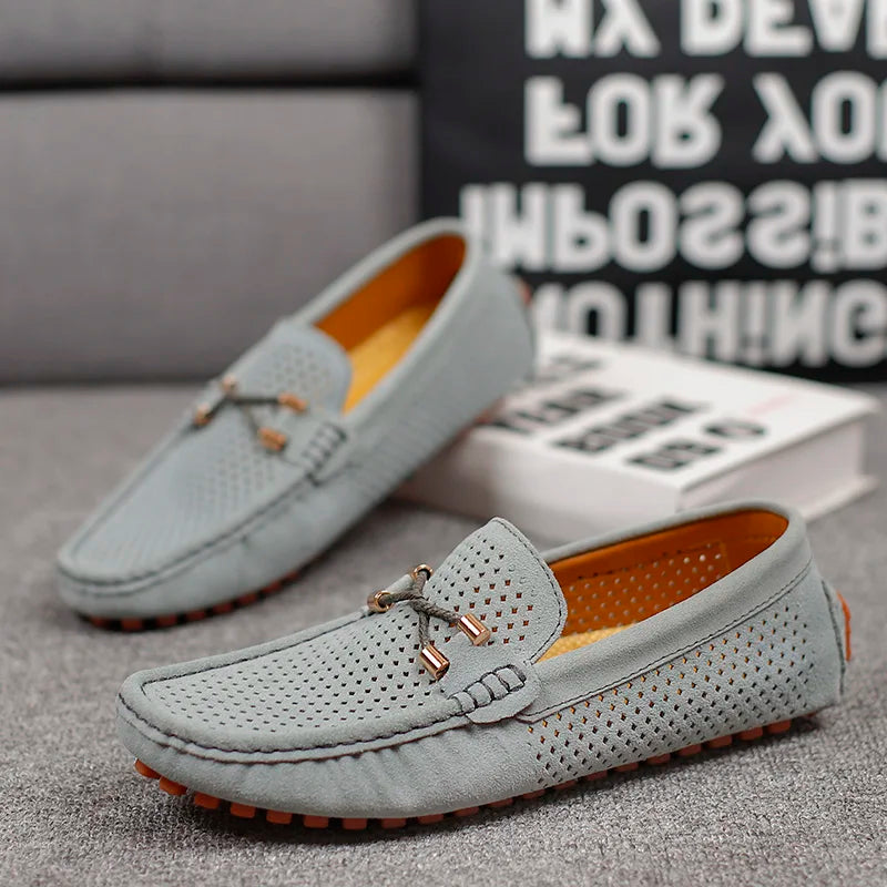 Loafer Herren | Luftiger Slip-on mit Perforierung