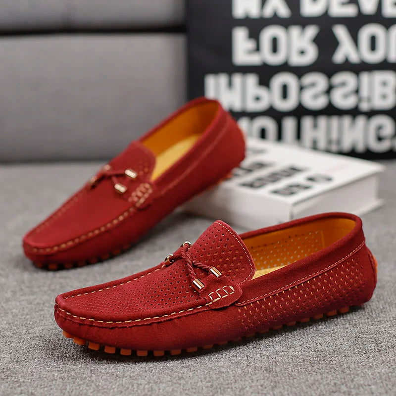 Loafer Herren | Luftiger Slip-on mit Perforierung