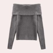 Lora - Elegancki sweter z odkrytymi ramionami dla kobiet