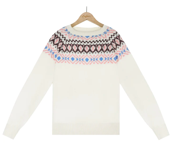Lorelai - Bequemer Retro Strickpullover
