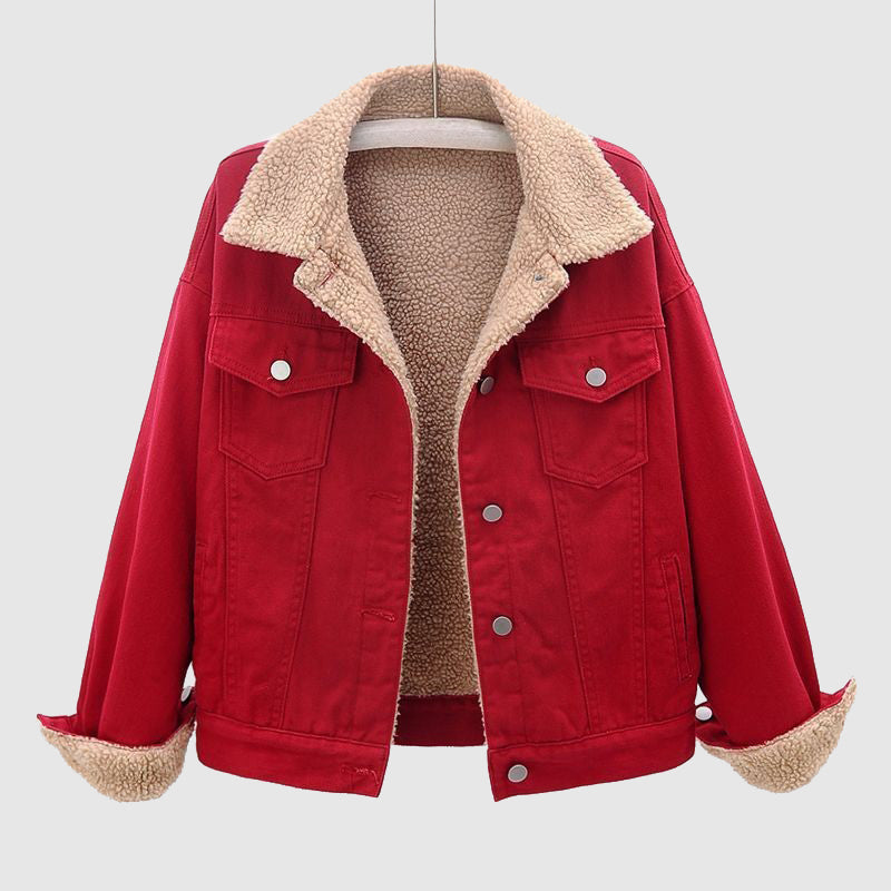 Lozenda - Denimjacke Aus Samt