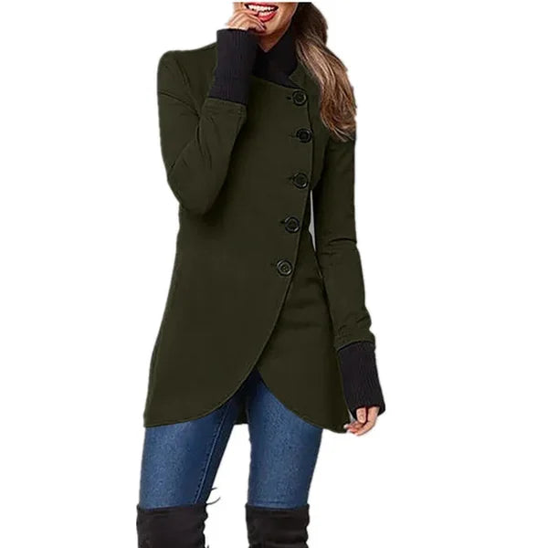 Lozenda - Jacke Mit Eckigem Knopfverschluss