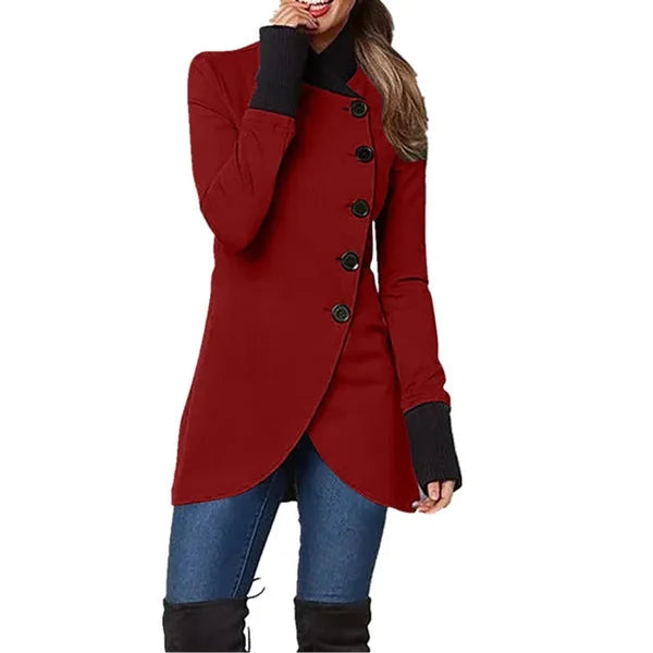 Lozenda - Jacke Mit Eckigem Knopfverschluss