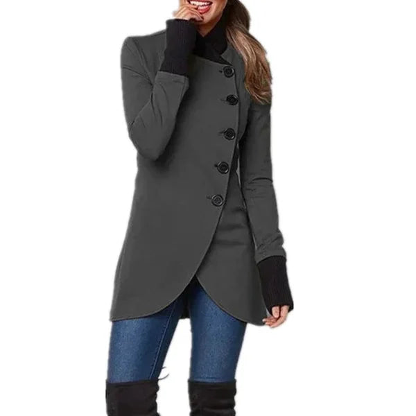 Lozenda - Jacke Mit Eckigem Knopfverschluss