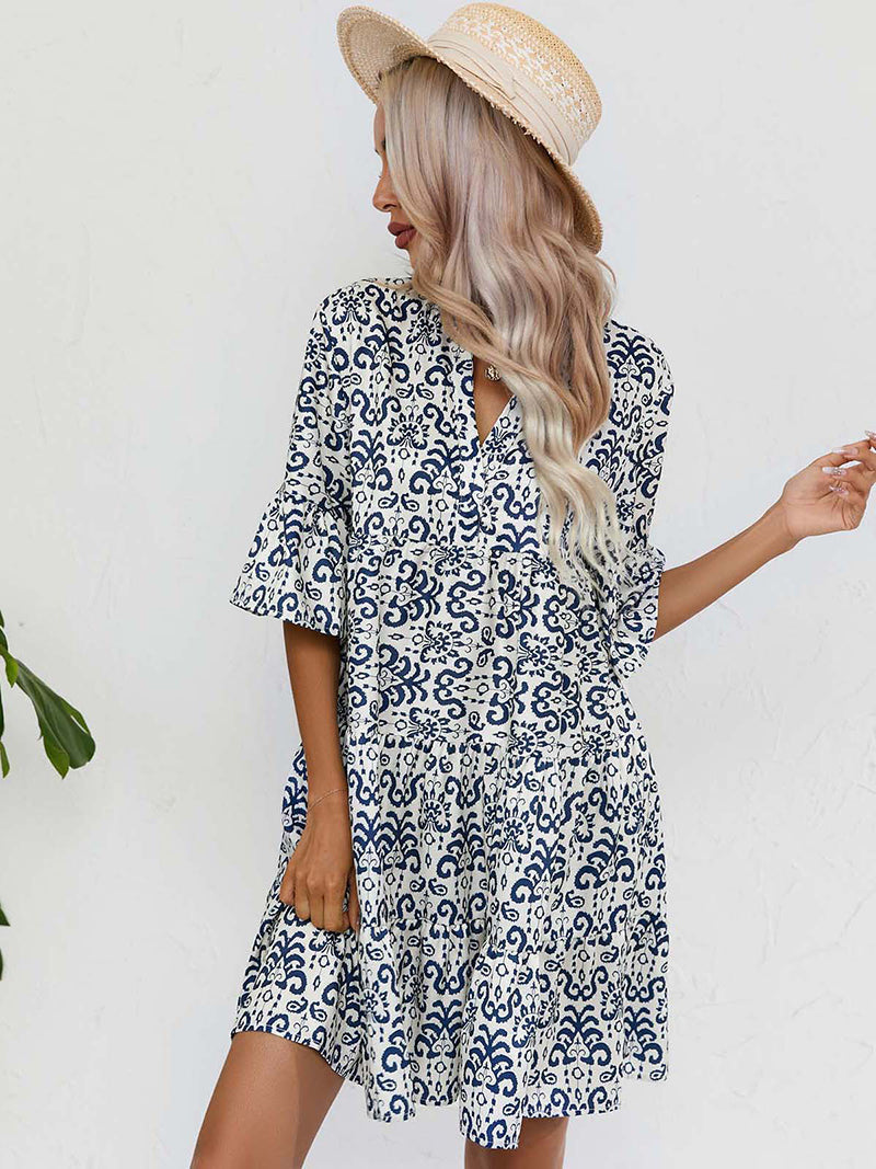 Lozenda - mit Muster und hoher Taille