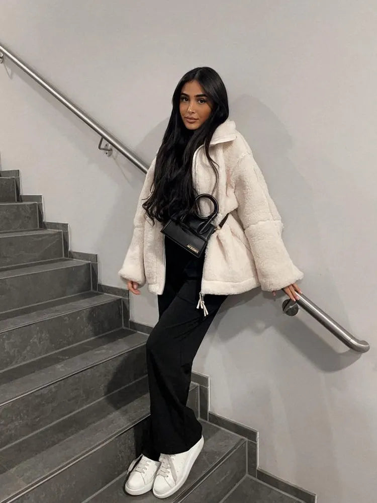Luciana - Warme Teddyjacke