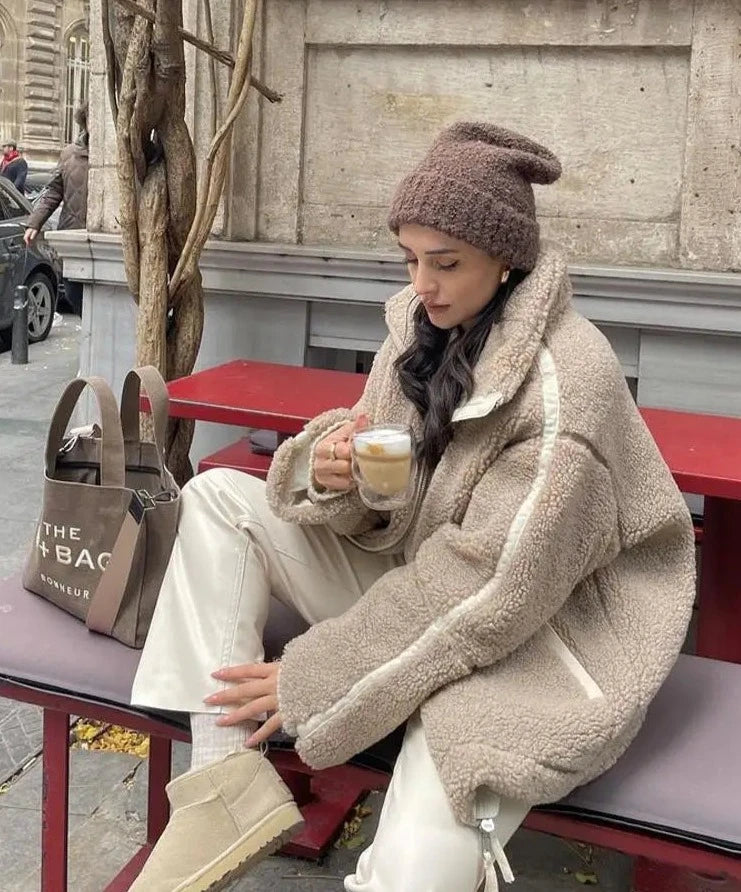 Luciana - Warme Teddyjacke