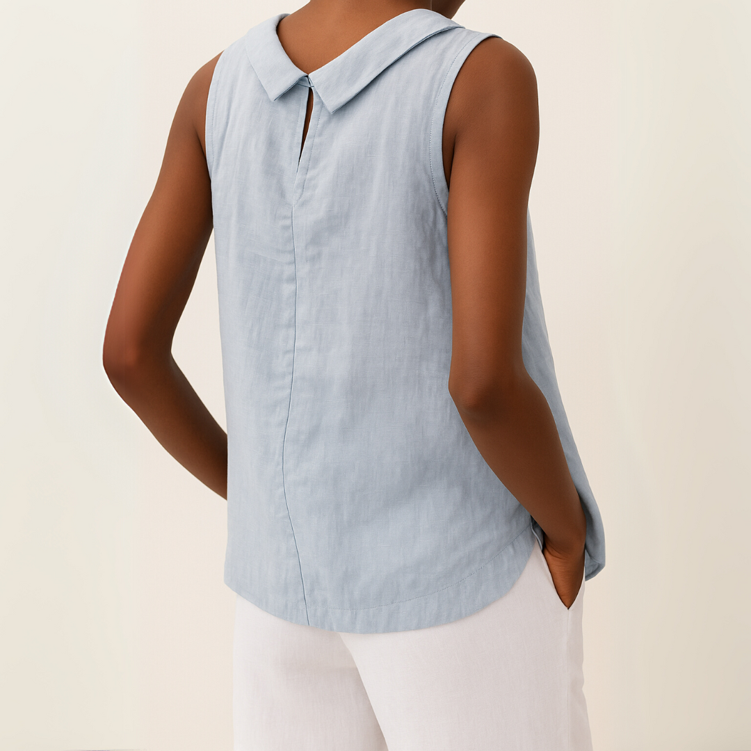 Maria™ | Stilvolles ärmelloses Top mit elegantem Rollkragen 3