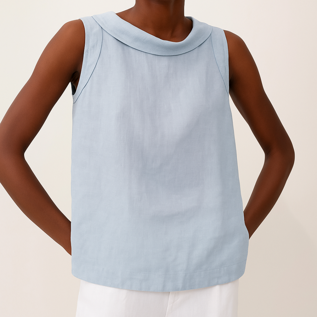 Maria™ | Stilvolles ärmelloses Top mit elegantem Rollkragen 4