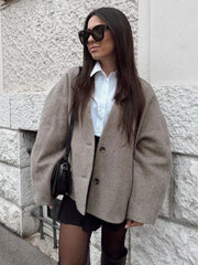 Marigold - Blazer elegante con scollo a V