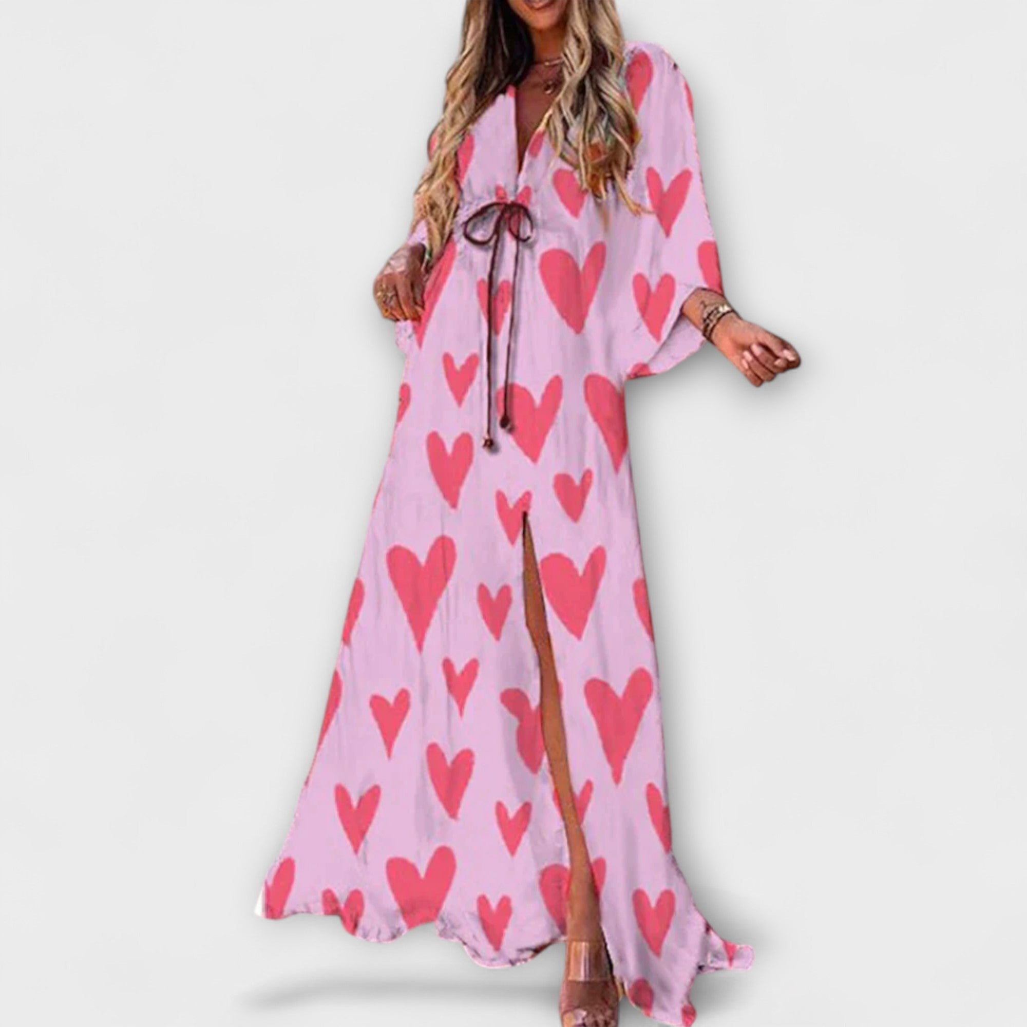 Maxikleid Damen | Boho Print & Fließend