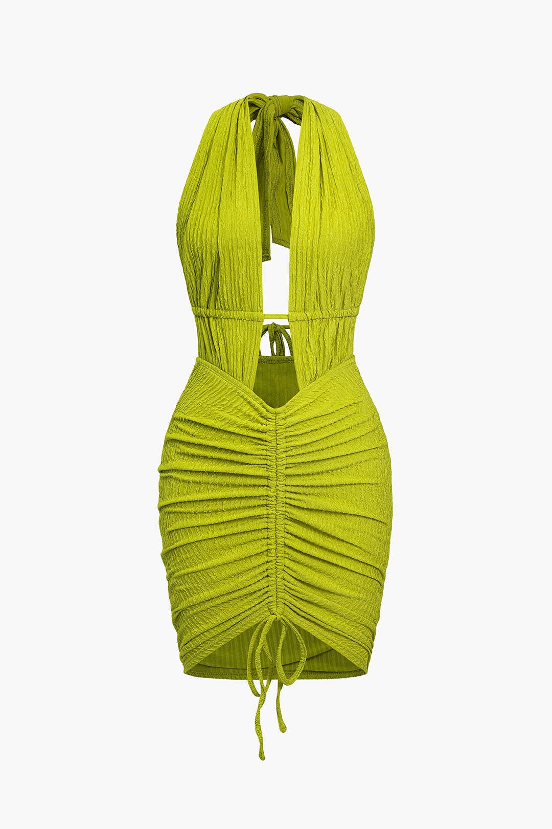 Maya | Sexy Rückenfreies Minikleid mit Raffung – Sommer Party-Kleid für heiße Nächte 0