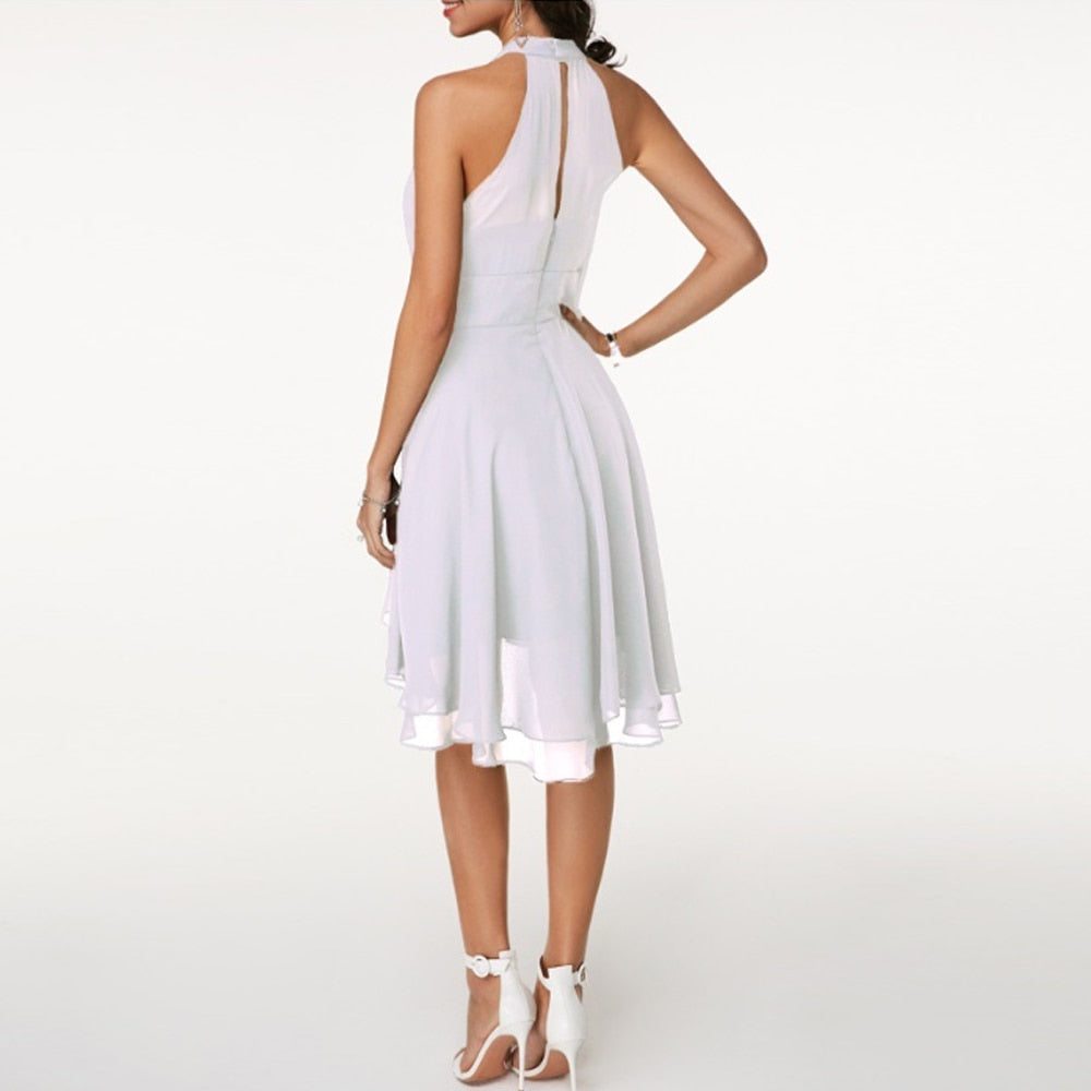 Ashley | Damen Abend Halter Kleid | Mini 6