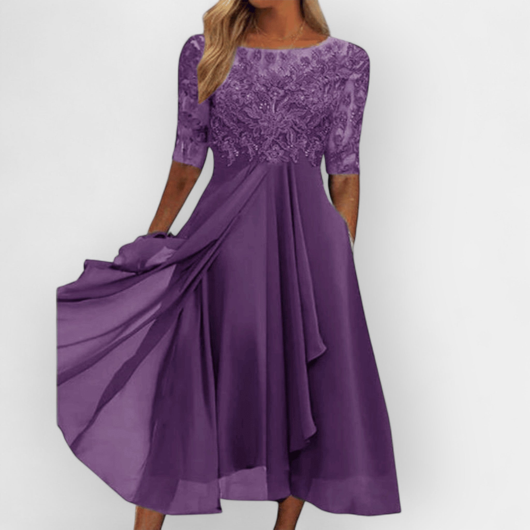Midikleid Damen | Spitze & Festlich