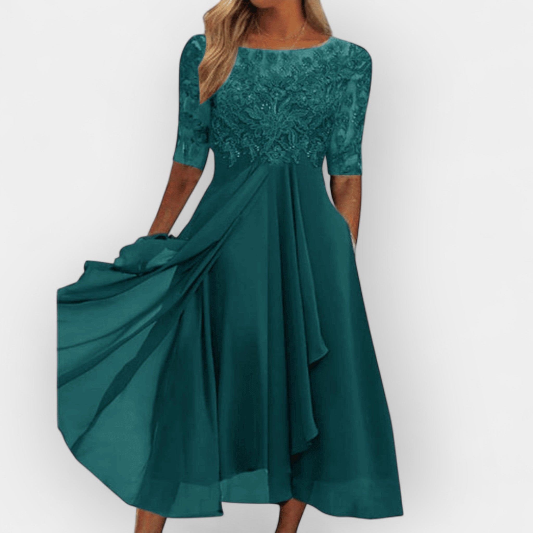 Midikleid Damen | Spitze & Festlich