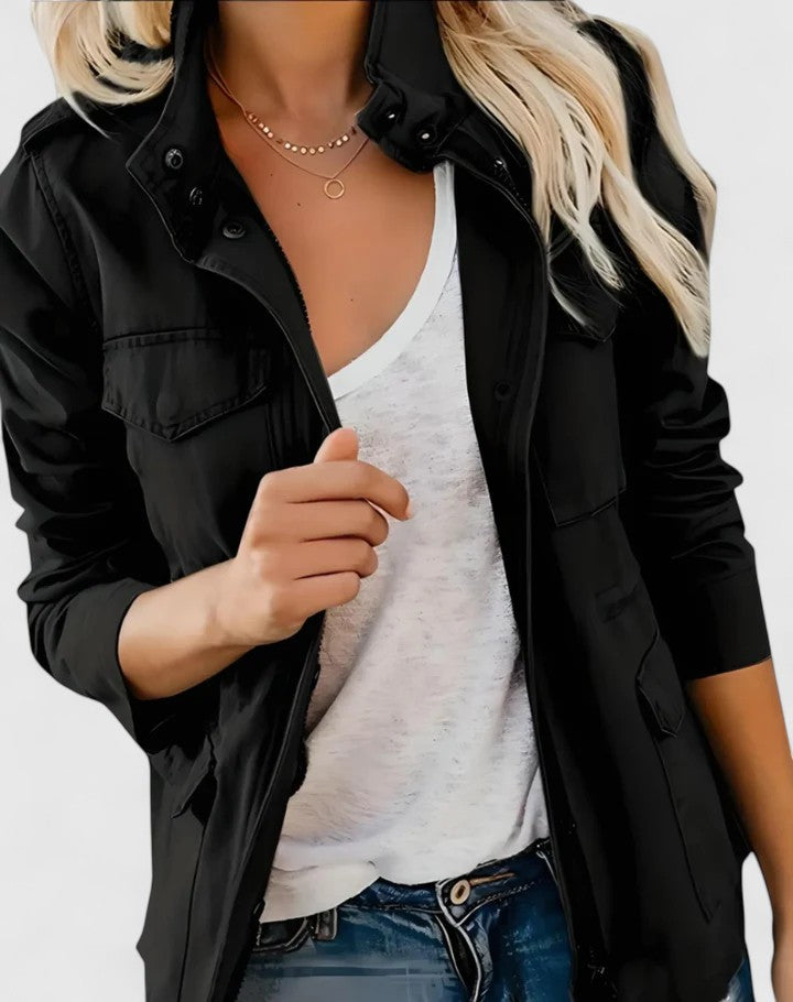 Parka Damen | Pattentaschen & Taillenkordel 8