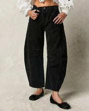 Jeans skinny a vita media per donna - Ava